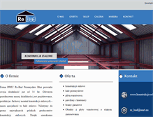 Tablet Screenshot of konstrukcje-rebud.pl